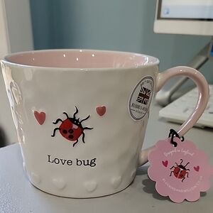 Pink Love Bug Mug
